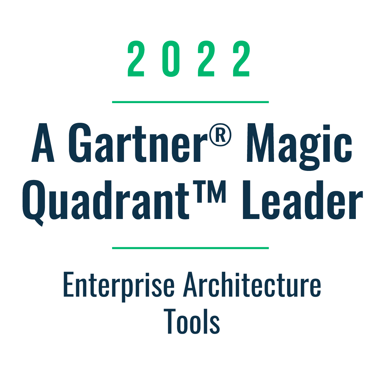 Badge Gartner Magic Quadrant EA 2023