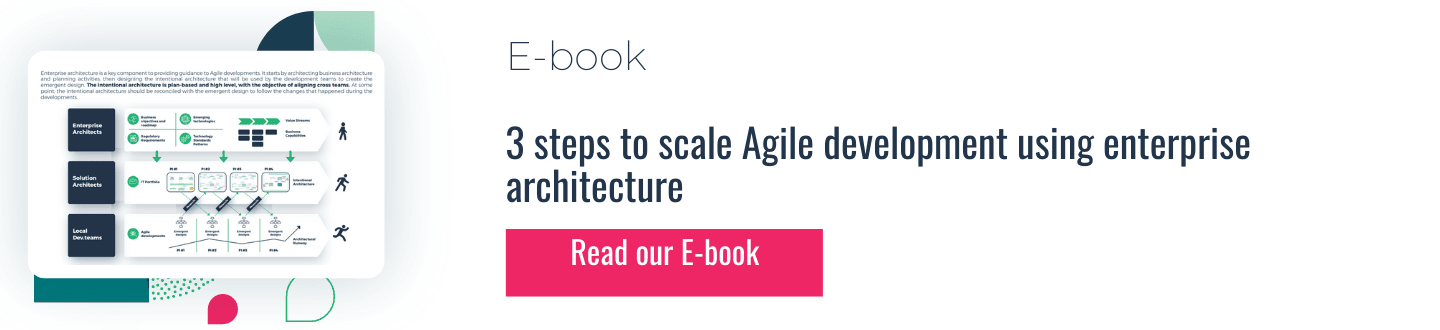 3 steps to scale Agile development using enterprise architecture